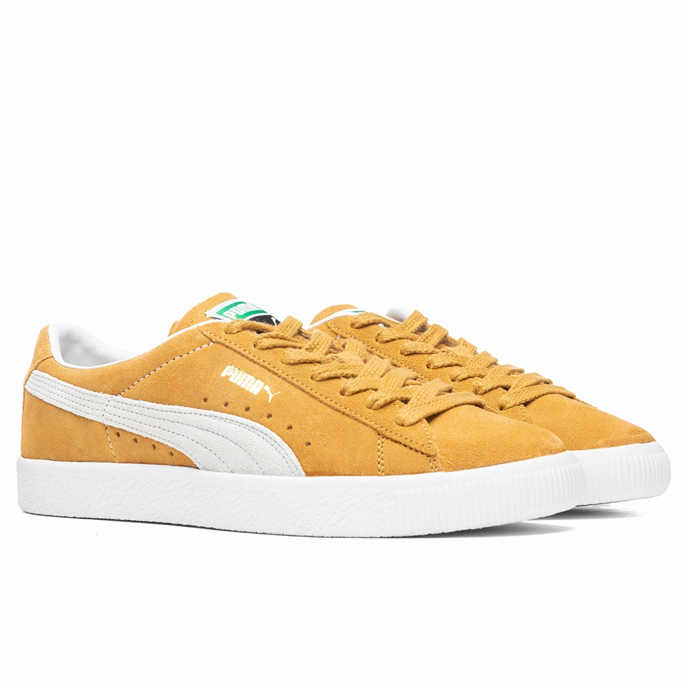 Suede VTG - Yellow Puma Stripe Logo Trainers