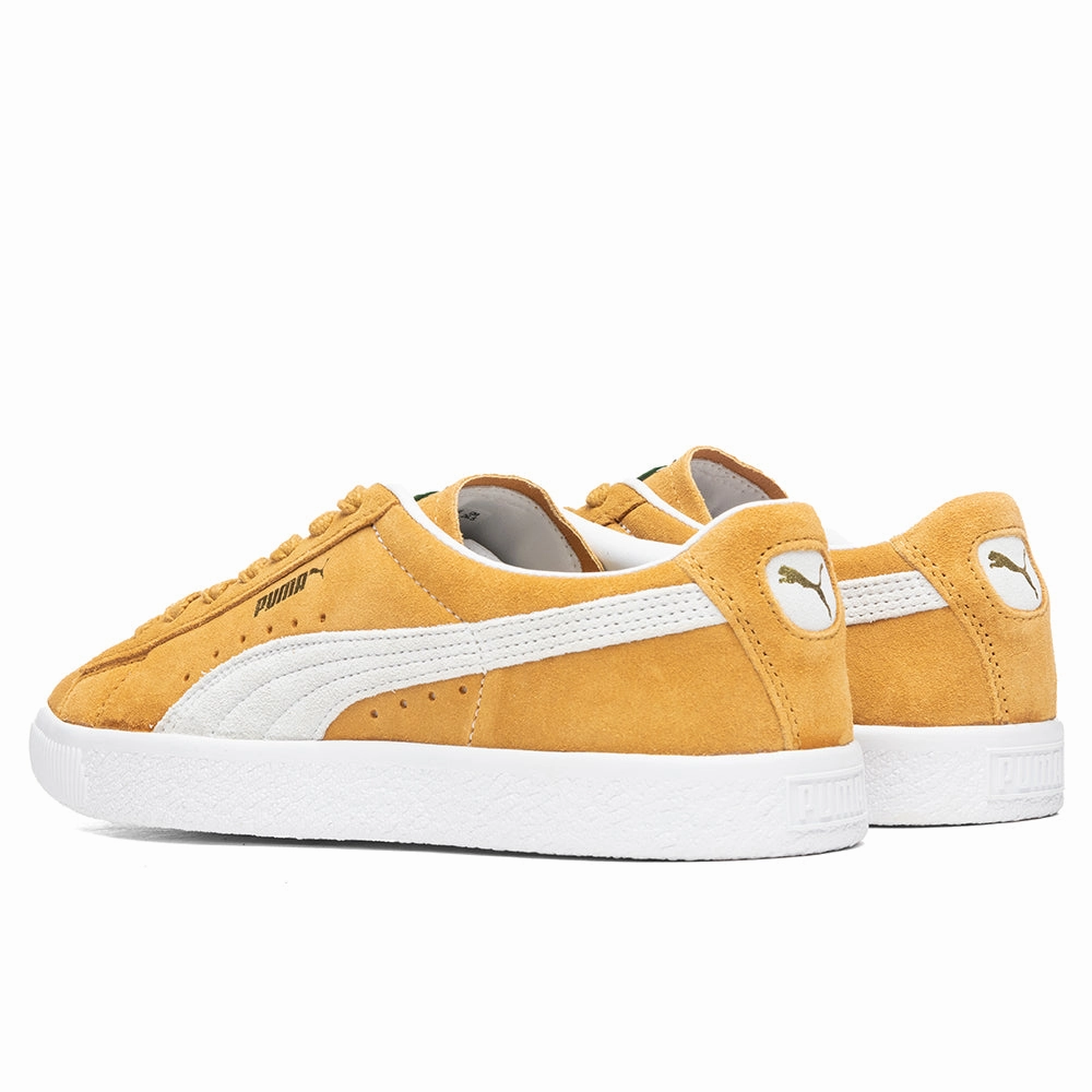 Suede VTG - Yellow Puma Stripe Logo Trainers
