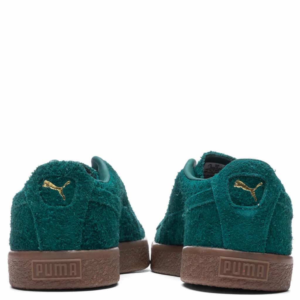 Suede VTG Hairy Suede - Green Puma Suede Street Sneakers