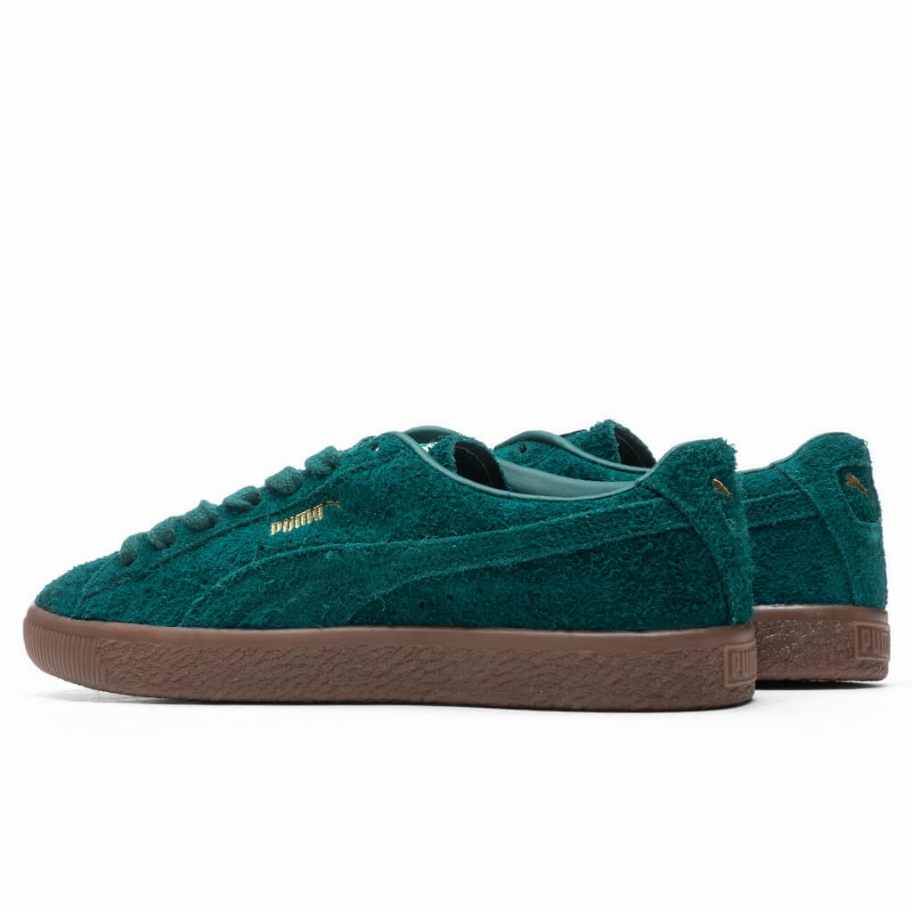 Suede VTG Hairy Suede - Green Puma Suede Street Sneakers