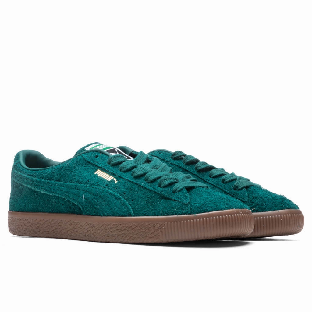 Suede VTG Hairy Suede - Green Puma Suede Street Sneakers