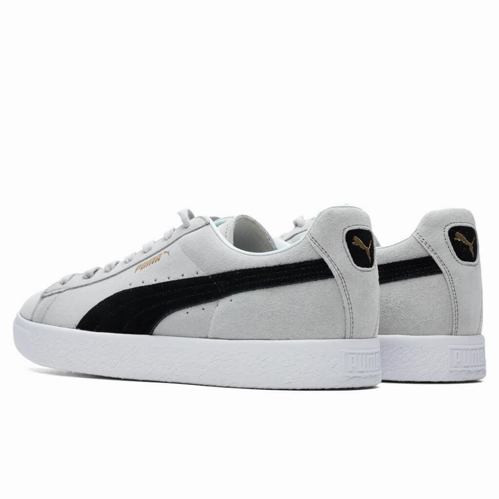 Suede VTG MIJ Retro - Grey Violet/Black Puma Stripe Logo Trainers