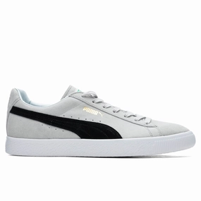 Suede VTG MIJ Retro - Grey Violet/Black Puma trainers with bold stripe logo