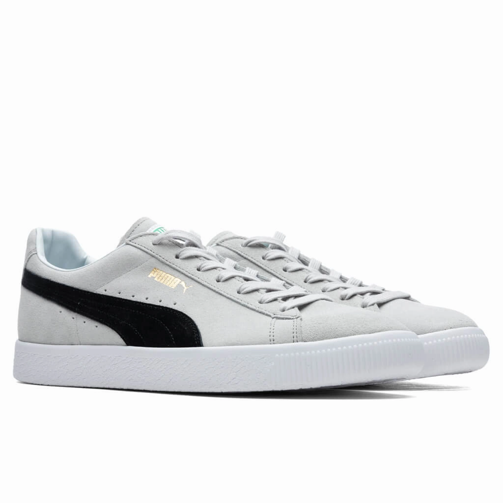Suede VTG MIJ Retro - Grey Violet/Black Puma Stripe Logo Trainers