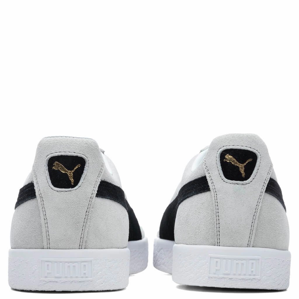 Suede VTG MIJ Retro - Grey Violet/Black Puma Stripe Logo Trainers