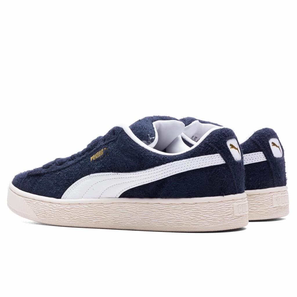 Suede XL Hairy - Club Navy/Frosted Ivory Puma Everyday Style Shoes