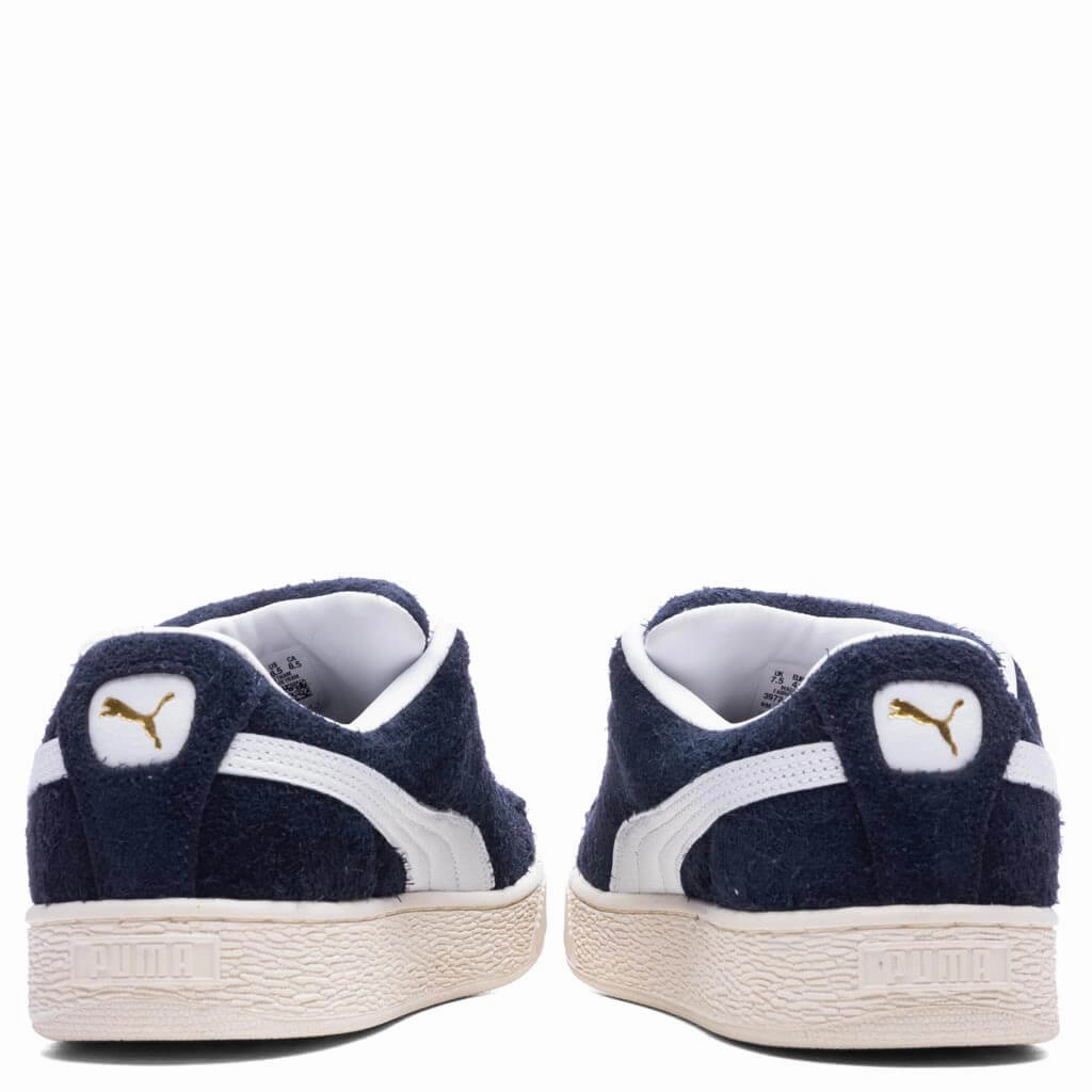 Suede XL Hairy - Club Navy/Frosted Ivory Puma Everyday Style Shoes