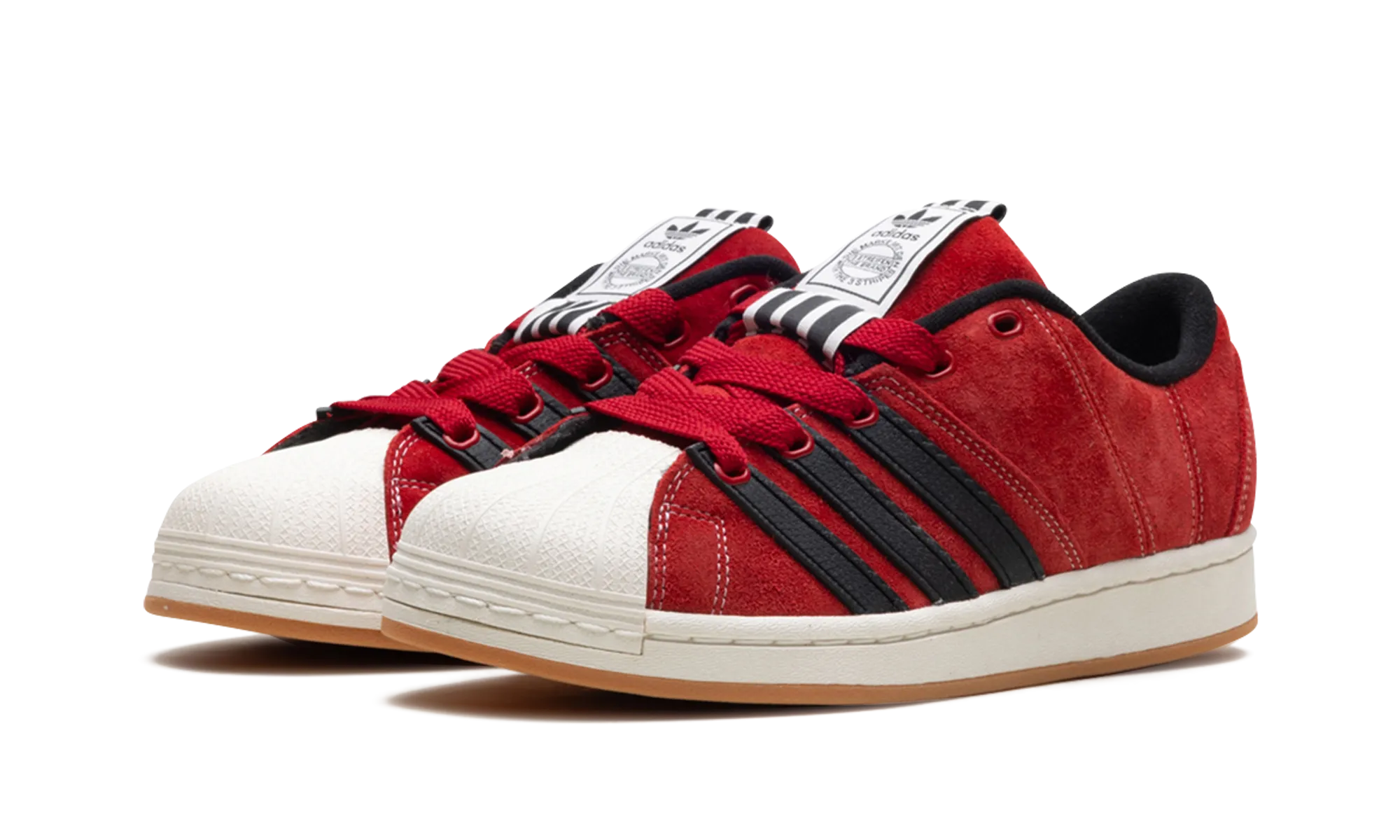 Supermodified "YNUK - Power Red" adidas casual mens footwear