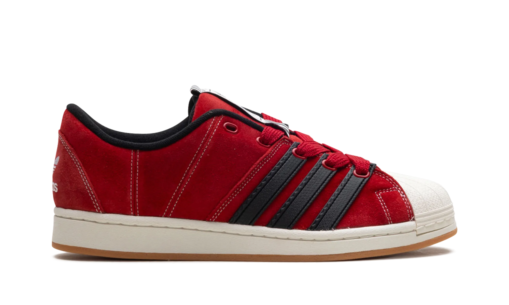 Supermodified "YNUK - Power Red" adidas casual mens footwear