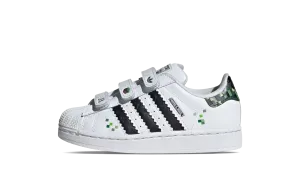 Superstar PS "Minecraft - Creeper" adidas preschool kids sneakers