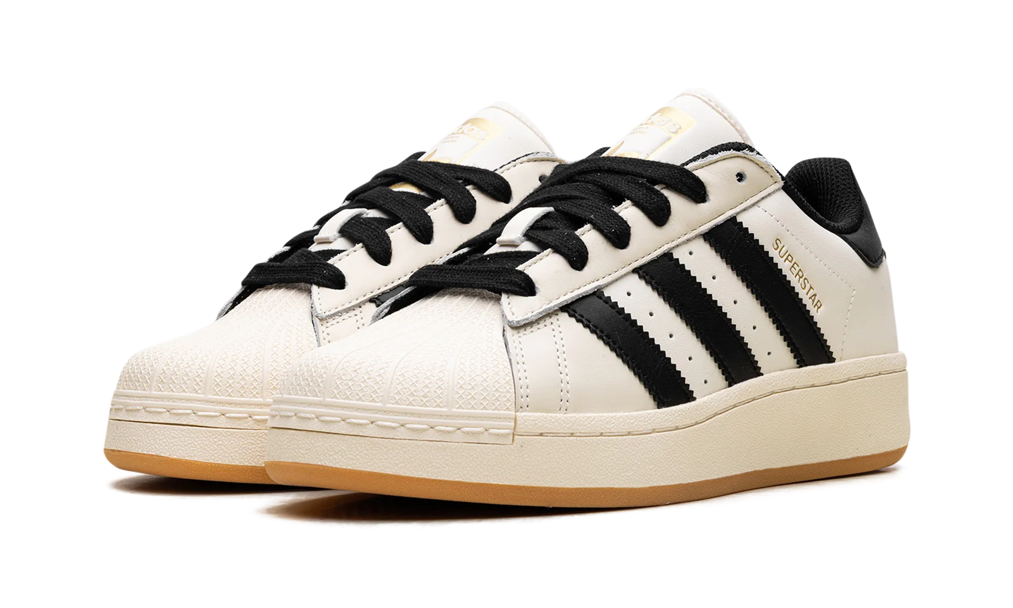 Superstar XLG WMNS "Cream White Black Gum" adidas stylish womens sneakers