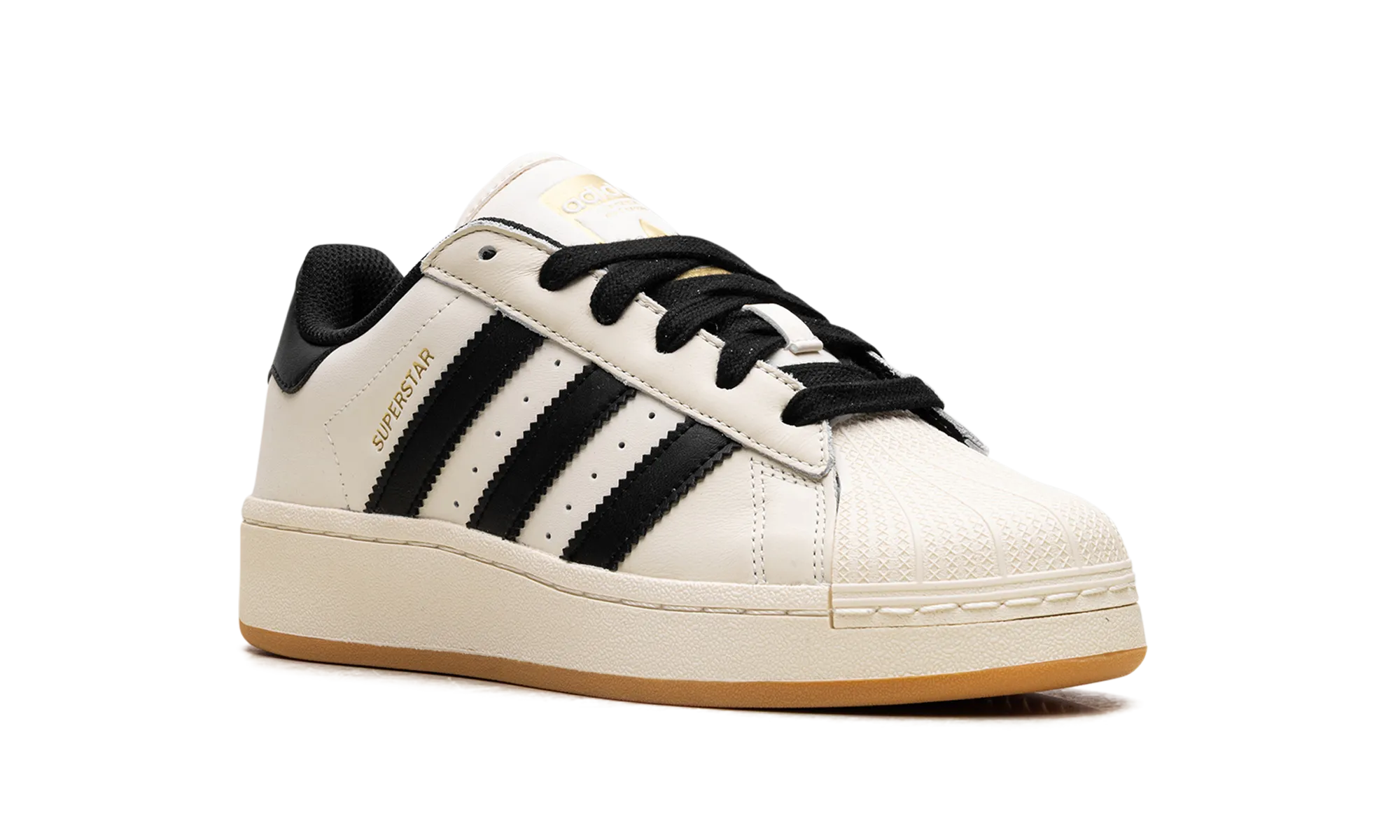Superstar XLG WMNS "Cream White Black Gum" adidas stylish womens sneakers