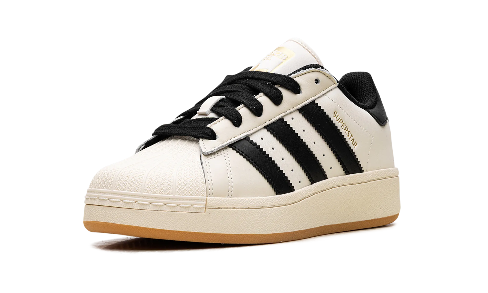 Superstar XLG WMNS "Cream White Black Gum" adidas stylish womens sneakers