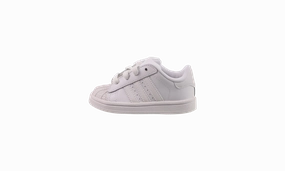 Superstar II "Triple White" adidas toddler soft sneakers