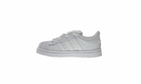 SuperStar "Triple White" adidas toddler soft sneakers