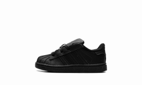 Superstar TD "Black" adidas toddler soft sneakers
