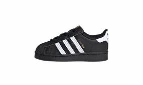 Superstar TD "Black" adidas toddler soft sneakers