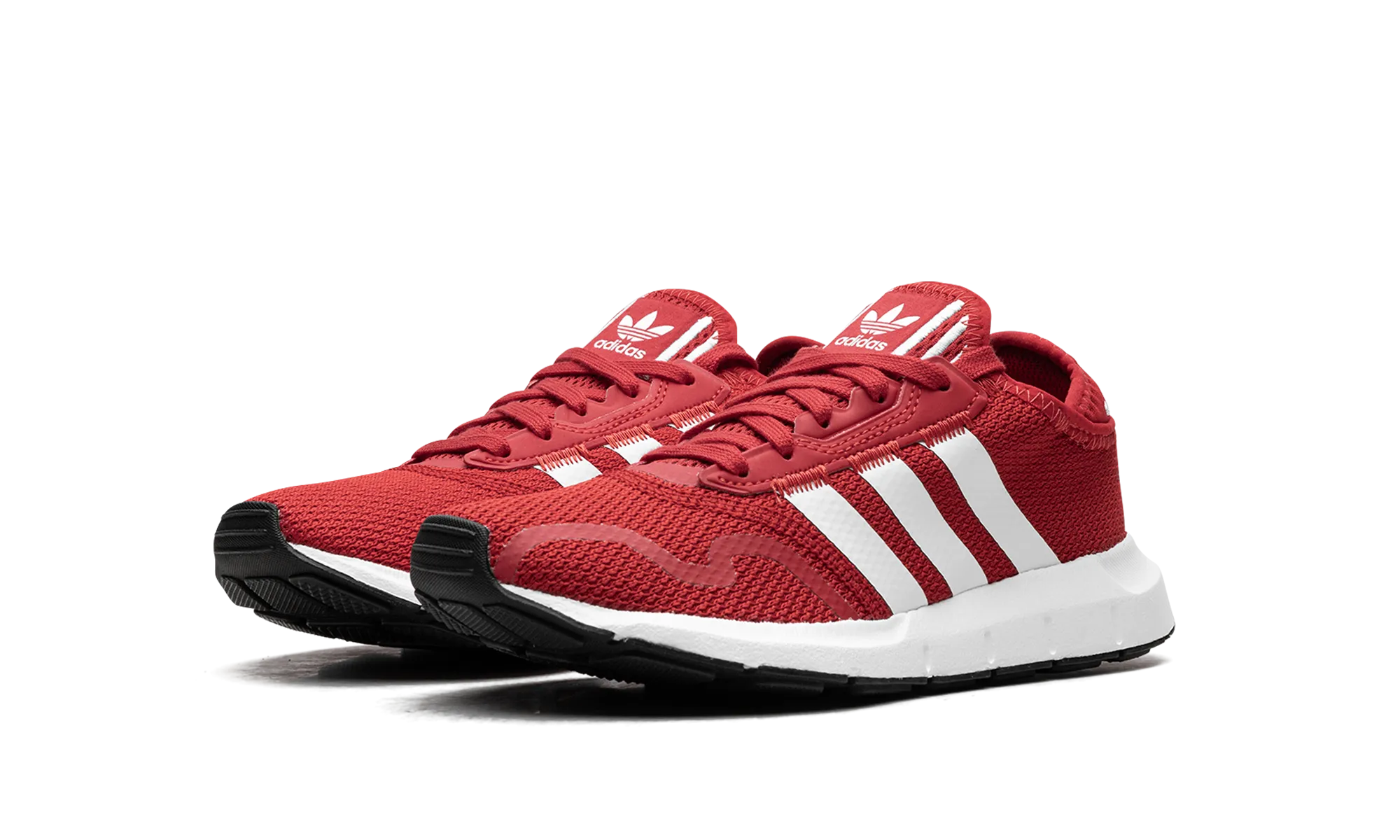 Swift Run x J "Scarlet" adidas grade school sneakers