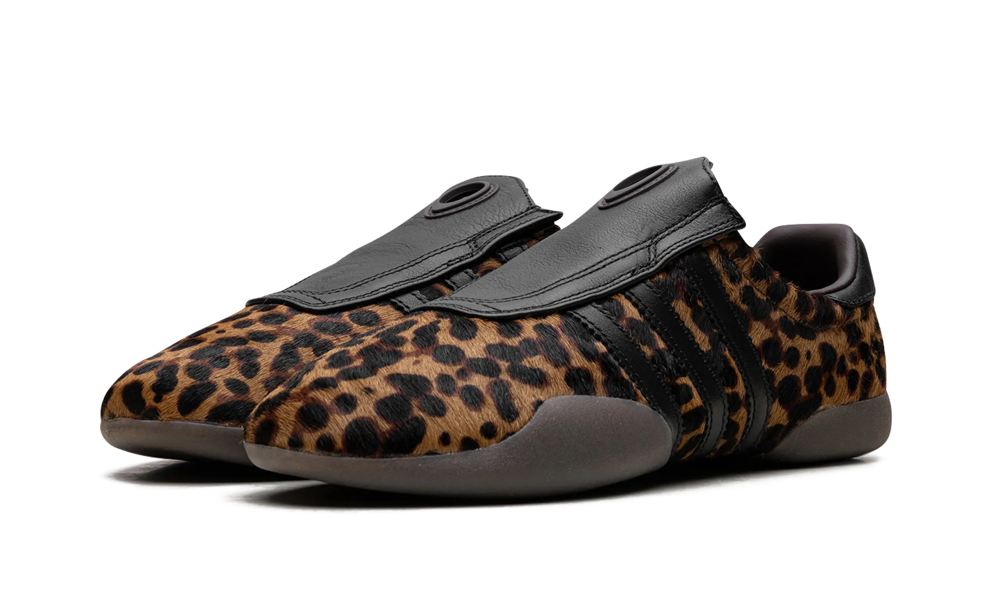 Taekwondo Mei WMNS "Leopard Brown Black" adidas stylish womens sneakers
