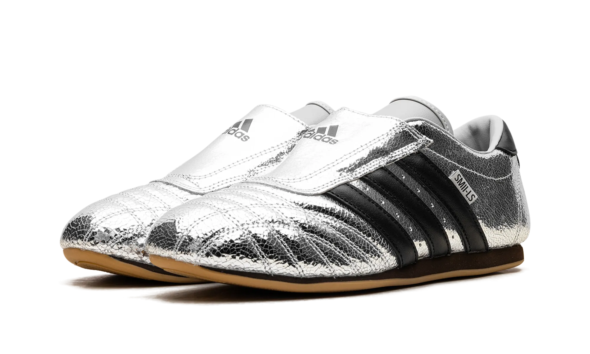 Taekwondo WMNS "Silver Metallic Black" adidas stylish womens sneakers