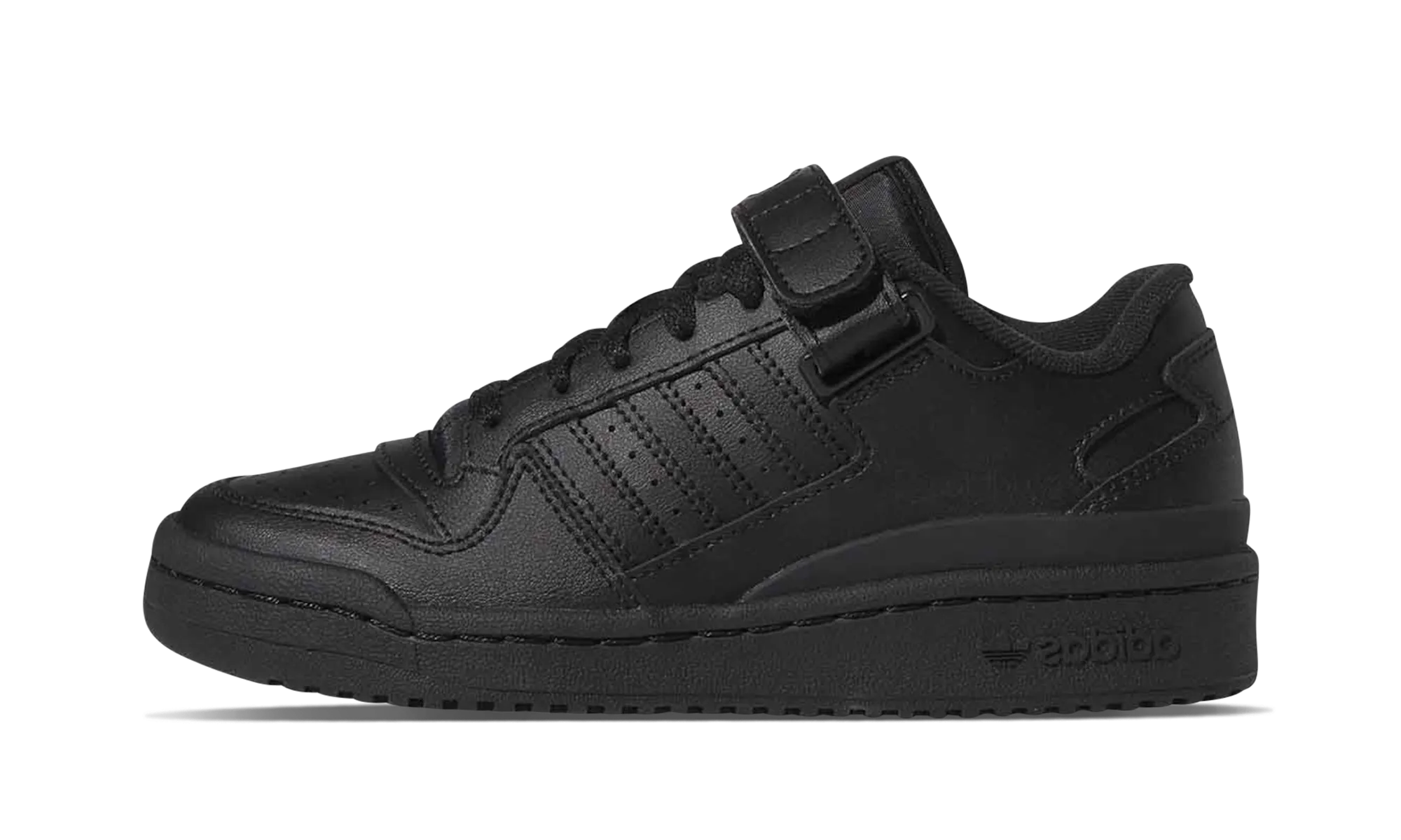 Tennis Forum Low GS "Core Black" Adidas Grade School shoes