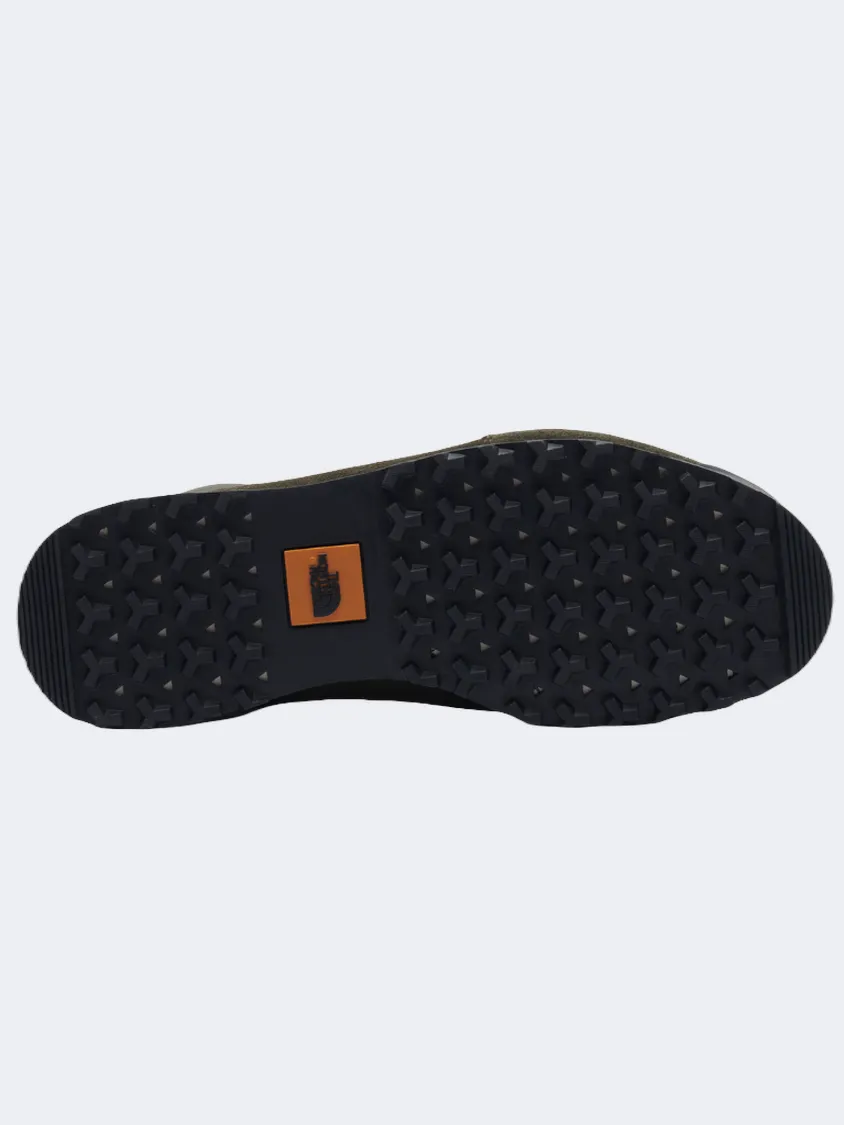 The North Face Back To Berkeley Iv Waterproof Men Lifestyle Shoes Gravel/Taupe Green Mens Urban Style Comfort Shoes