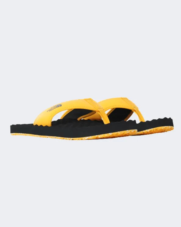 The North Face Base Camp Men Hiking Slippers Gold/Black Mens Casual Everyday Sneakers