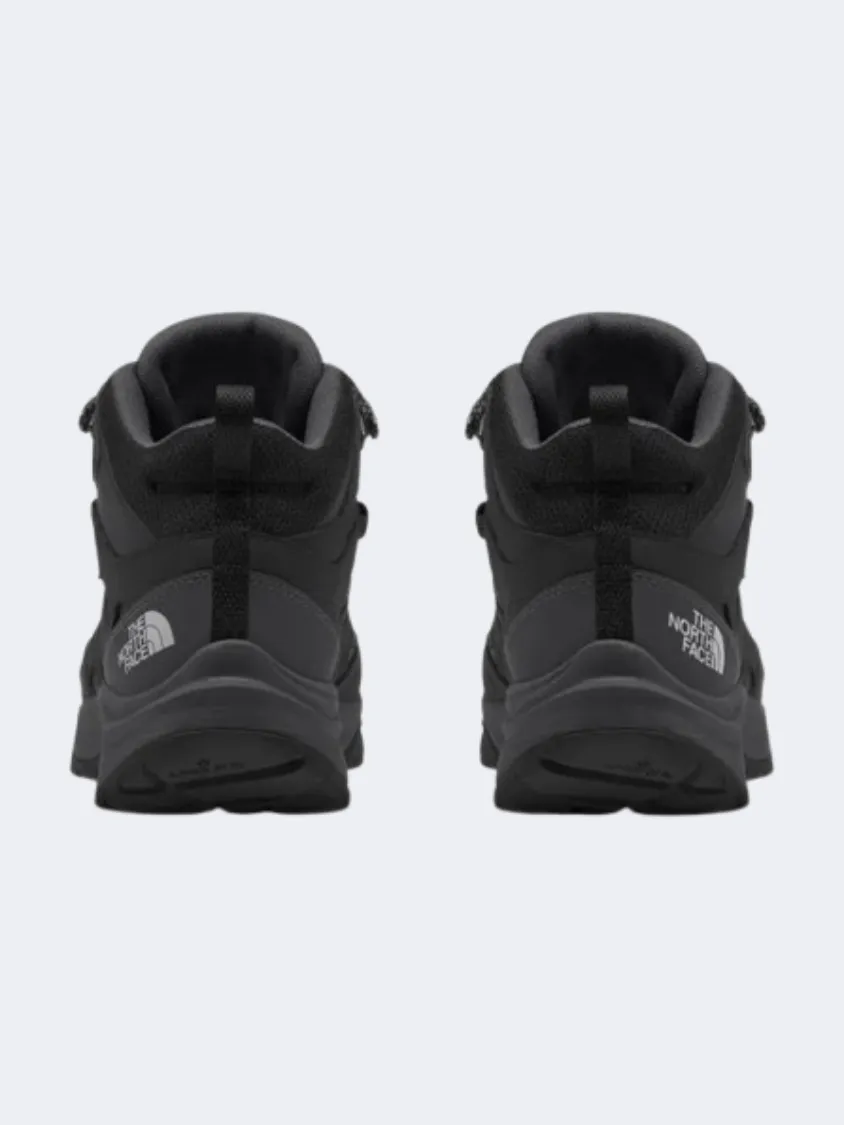 The North Face Hedgehog 3 Waterproof Men Hiking Shoes Black/Asphalt Grey Mens Urban Style Comfort Shoes