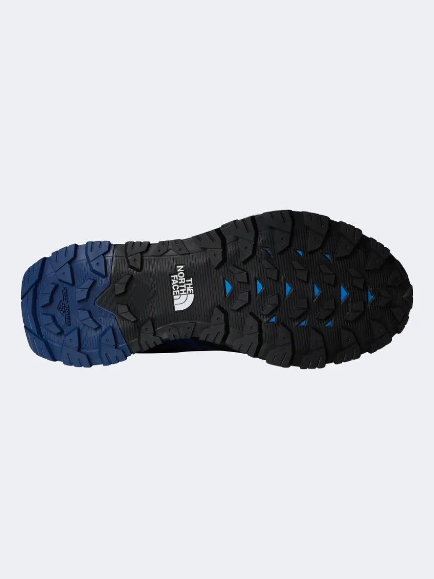The North Face Offtrail Hike Goretex Men Hiking Shoes Estate Blue/Black Mens Urban Style Comfort Shoes