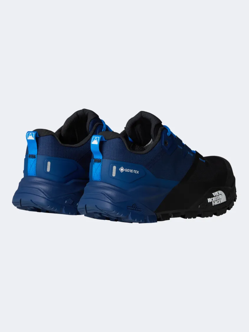 The North Face Offtrail Hike Goretex Men Hiking Shoes Estate Blue/Black Mens Urban Style Comfort Shoes