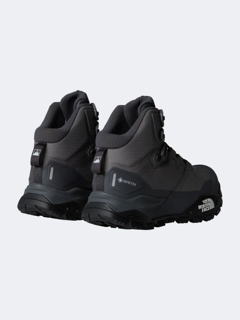 The North Face Offtrail Hike Mid Goretex Men Hiking Shoes Antractic Grey/Black Mens Urban Style Comfort Shoes