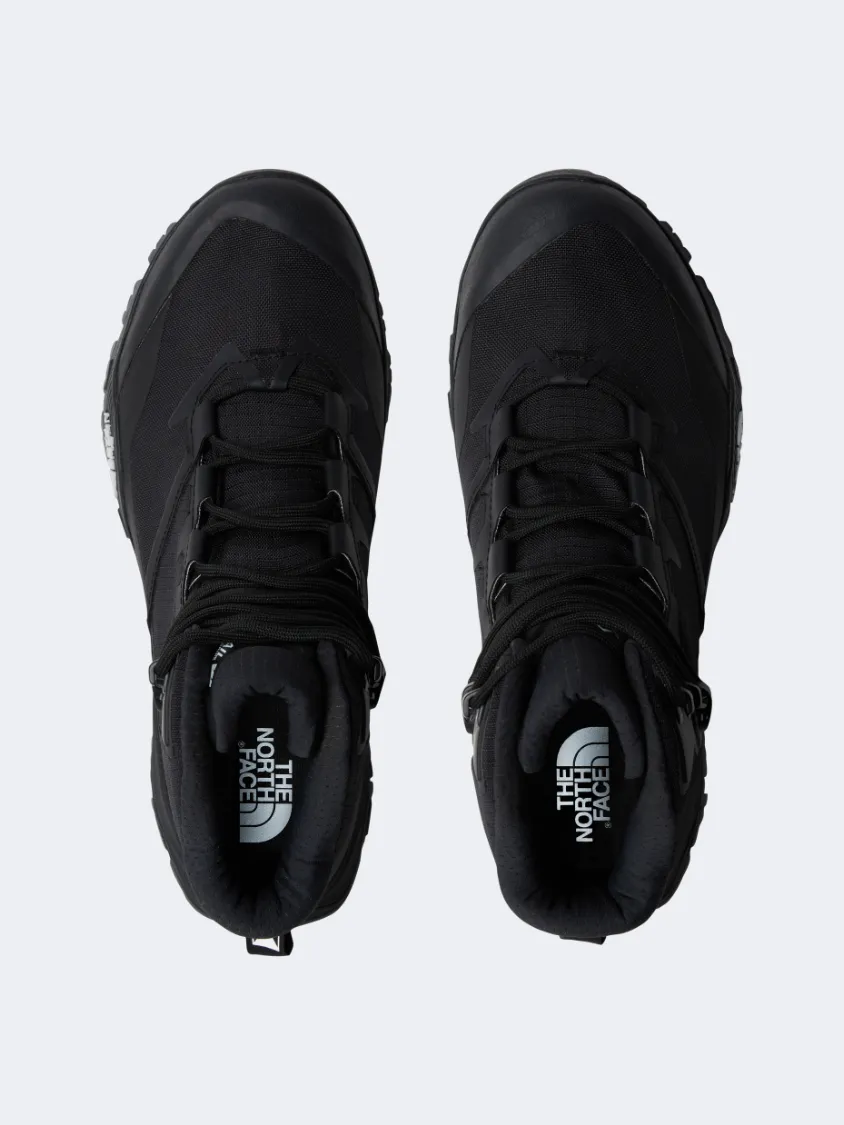 The North Face Offtrail Hike Mid Goretex Men Hiking Shoes Black/White Mens Urban Style Comfort Shoes