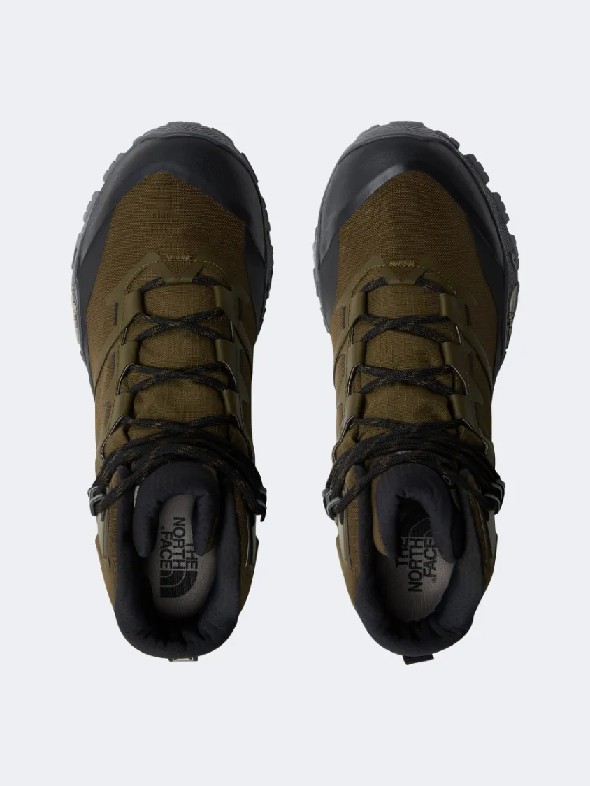 The North Face Offtrail Hike Mid Goretex Men Hiking Shoes Sycamore/Black Mens Urban Style Comfort Shoes