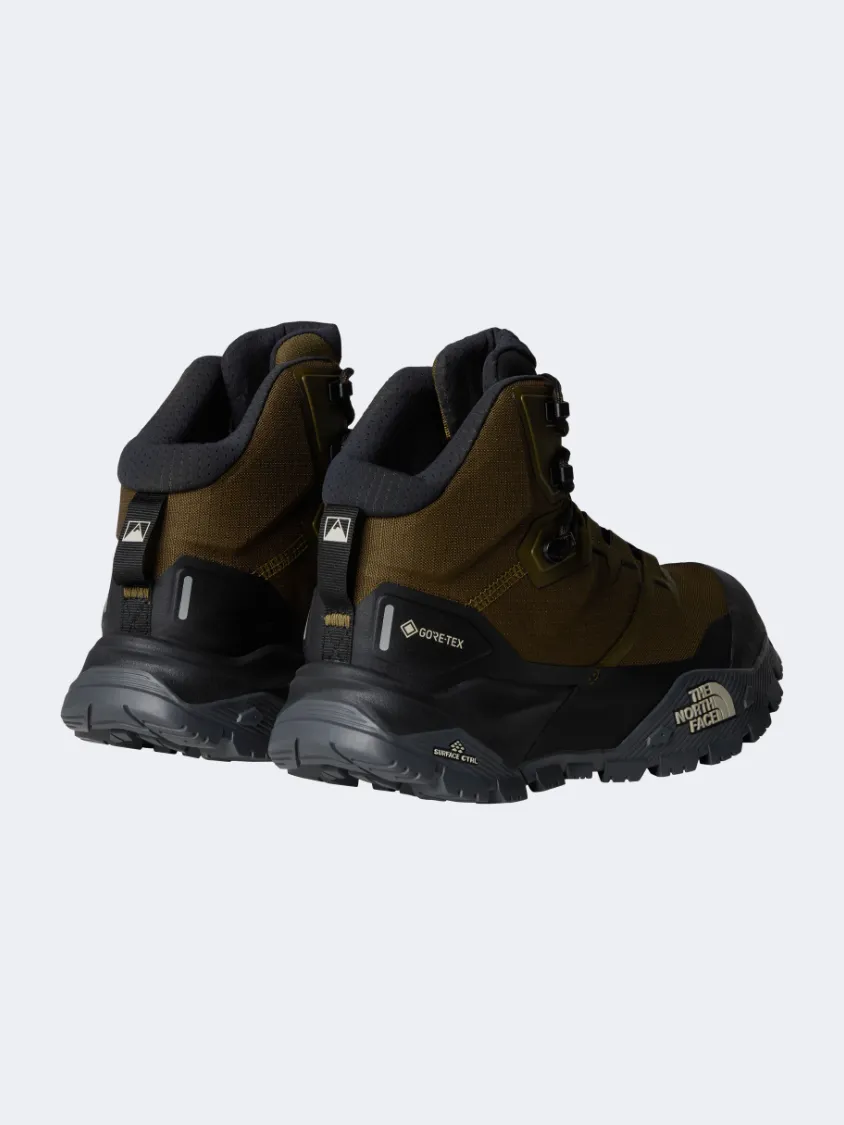 The North Face Offtrail Hike Mid Goretex Men Hiking Shoes Sycamore/Black Mens Urban Style Comfort Shoes