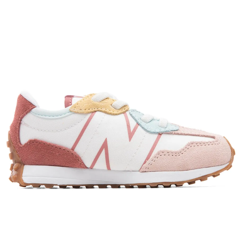 Toddler 327 - Oyster Pink New Balance sneakers with arch support