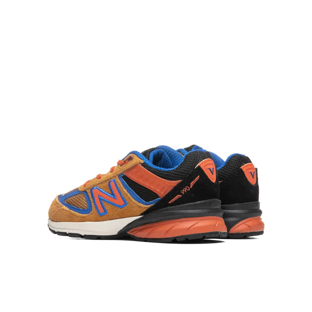 Toddler 990v5 - Workwear/Dark Blaze New Balance Arch Support Sneakers
