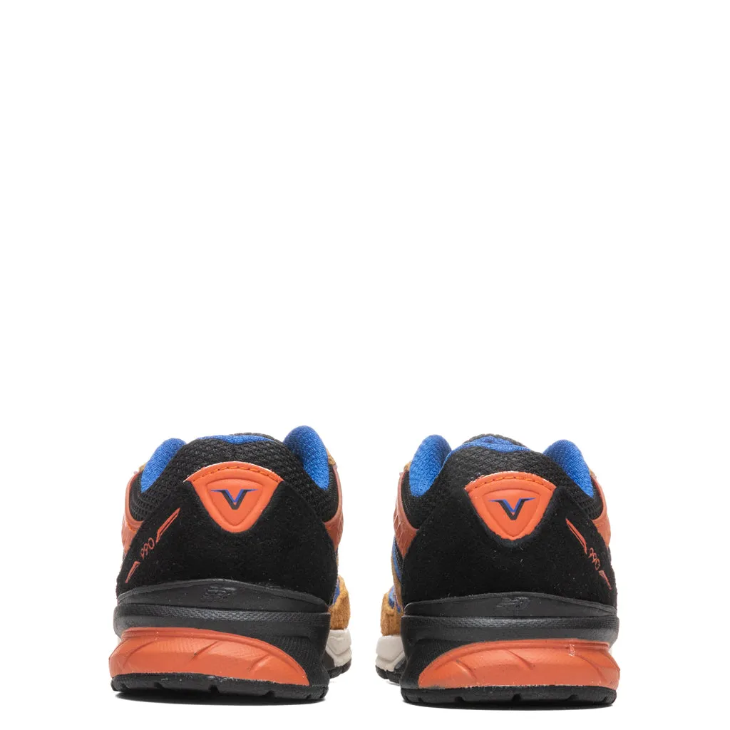 Toddler 990v5 - Workwear/Dark Blaze New Balance Arch Support Sneakers