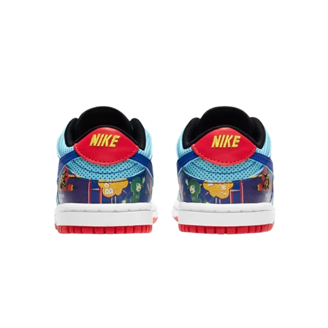 Toddler Nike Dunk Low Chinese New Year Fire Cracker Blue Multicolour Iconic Sneakers