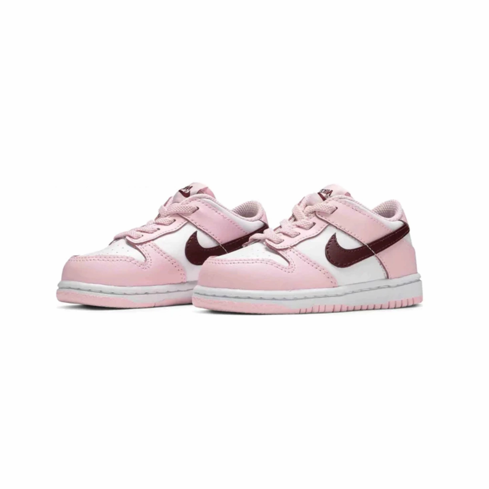 Toddler Nike Dunk Low Pink Red White Iconic Sneakers
