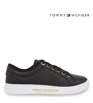 TOMMY HILFIGER COURT SNEAKER GOLD Tommy Hilfiger women's shoes