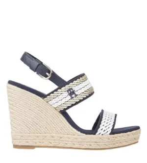 TOMMY HILFIGER GOLDEN WEBBING WEDGE Tommy Hilfiger women's shoes