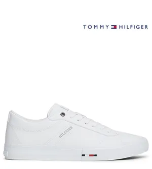 TOMMY HILFIGER HI VULC STREET WHITE Tommy Hilfiger men's footwear