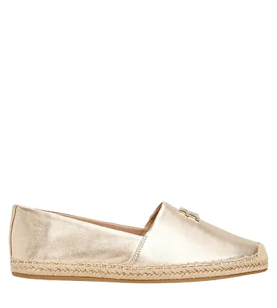 TOMMY HILFIGER METALLIC LEATHER ESPADRILLE Tommy Hilfiger women's shoes