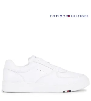 TOMMY HILFIGER MODERN CUP WHITE 24 Tommy Hilfiger men's footwear