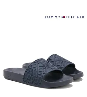 TOMMY HILFIGER MONO POOL NAVY Tommy Hilfiger men's footwear