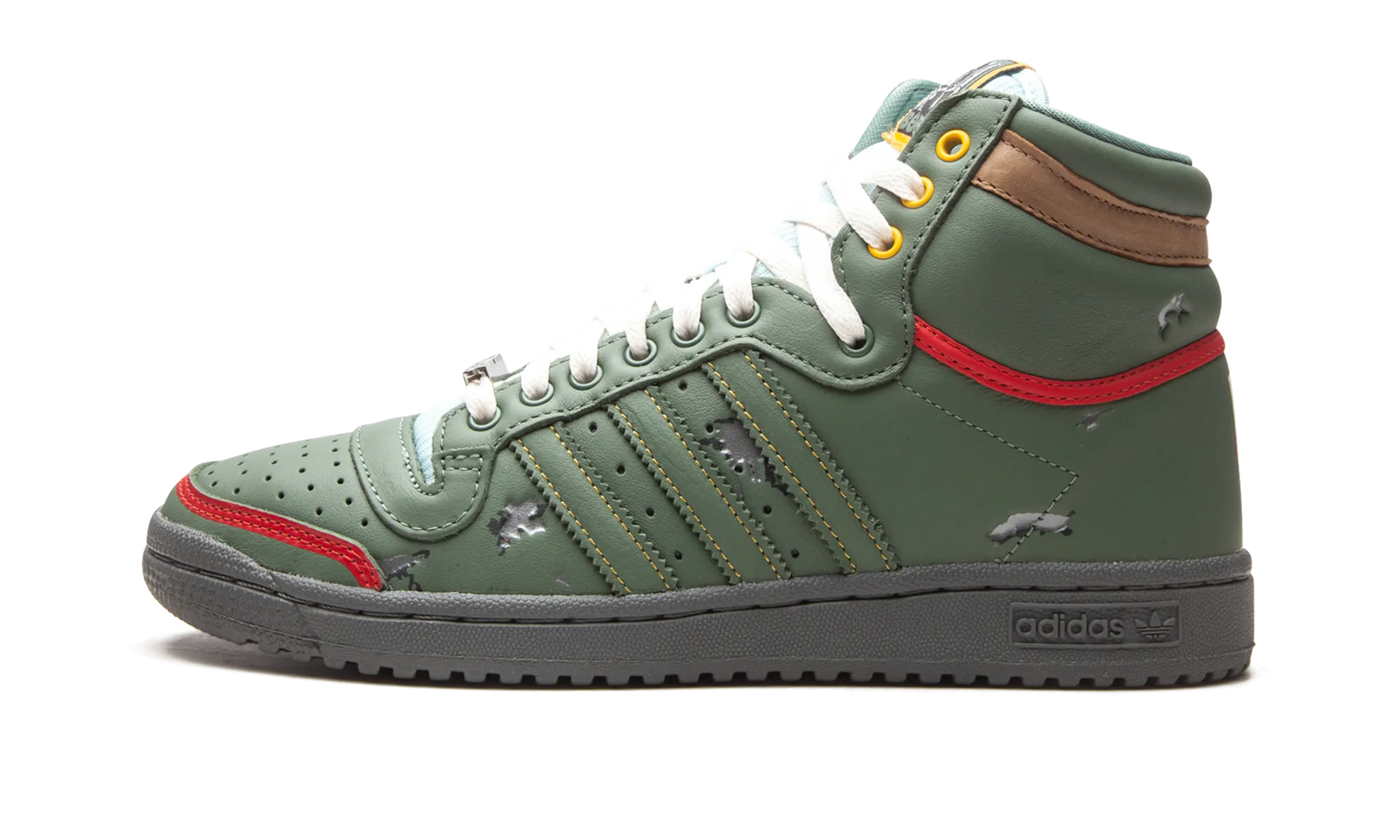 Top Ten Hi "Star Wars - Boba Fett" adidas casual mens footwear