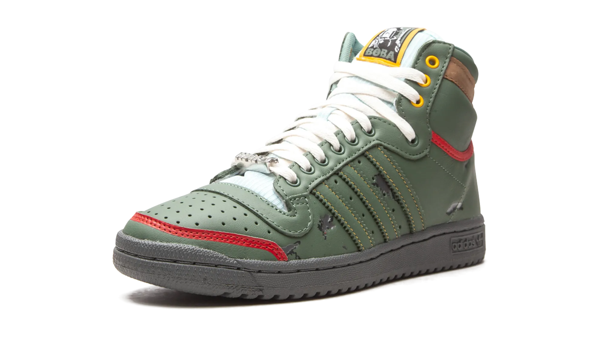 Top Ten Hi "Star Wars - Boba Fett" adidas casual mens footwear