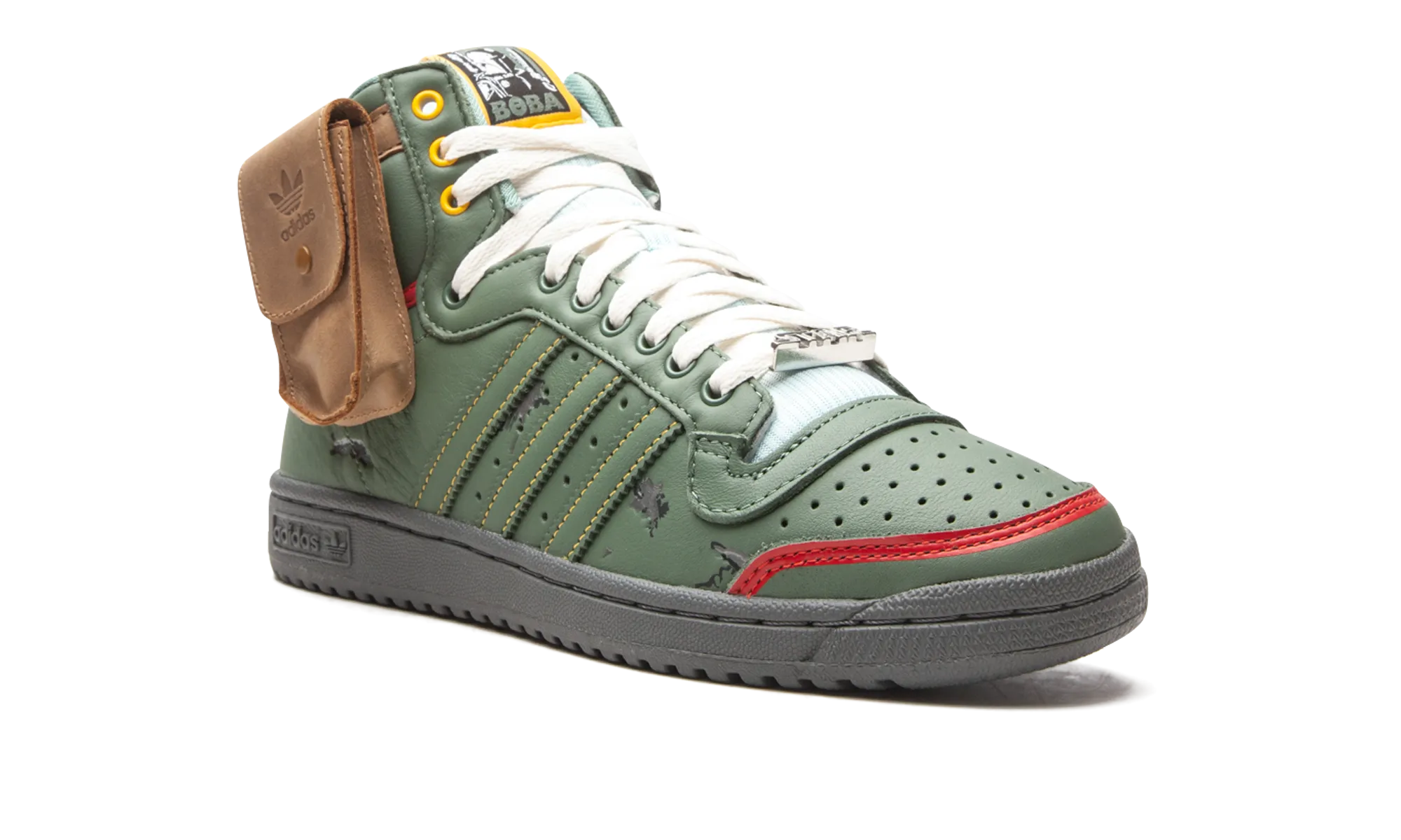 Top Ten Hi "Star Wars - Boba Fett" adidas casual mens footwear