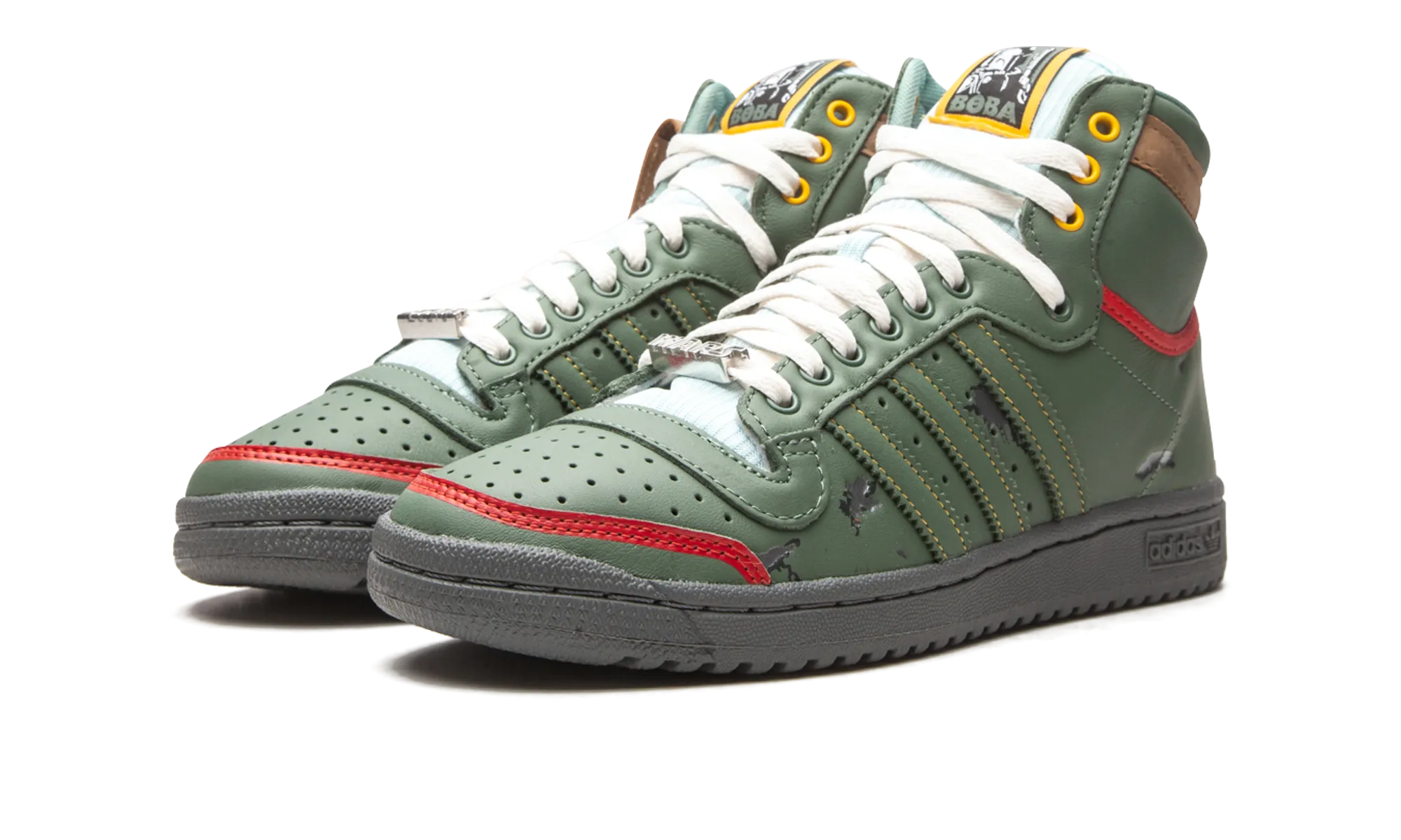 Top Ten Hi "Star Wars - Boba Fett" adidas casual mens footwear