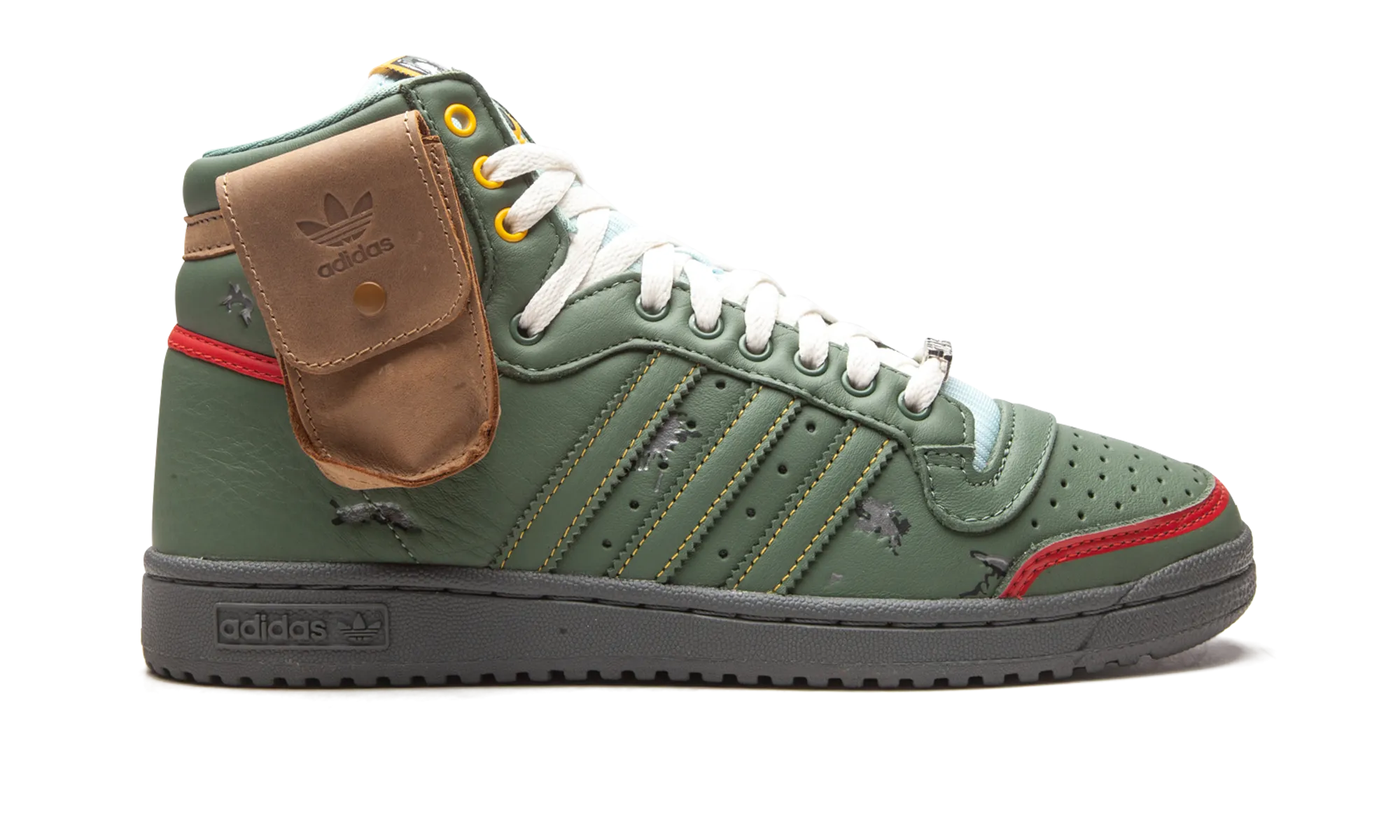 Top Ten Hi "Star Wars - Boba Fett" adidas casual mens footwear